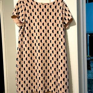 Vince Camuto Rose Pink and Black Dress. Size 14.